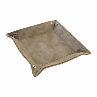 Valet Tray DKD Home Decor PU (18,5 x 18,5 x 3 cm)