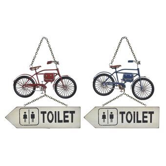 Decorative Figure DKD Home Decor Bicycle (25 x 27 x 4 cm) (2 Units)