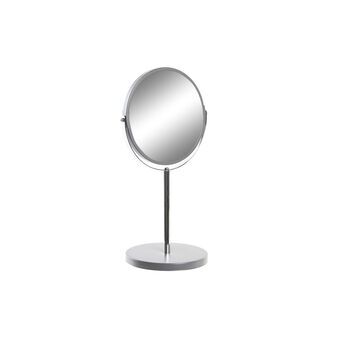 Mirror DKD Home Decor Double-sided Silver Grey Metal Orange Aluminium (18,5 x 15 x 34,5 cm) (2 Units)