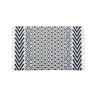 Carpet DKD Home Decor White Navy Blue (120 x 180 x 1 cm)