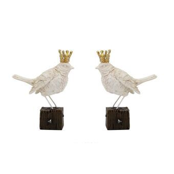 Decorative Figure DKD Home Decor Metal Resin (13 x 6 x 15,5 cm) (2 Units)