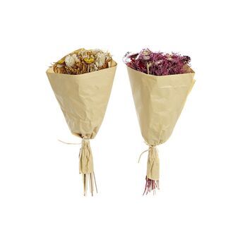 Bunch DKD Home Decor Fuchsia Yellow Dried flower (20 x 12 x 50 cm) (2 Units)