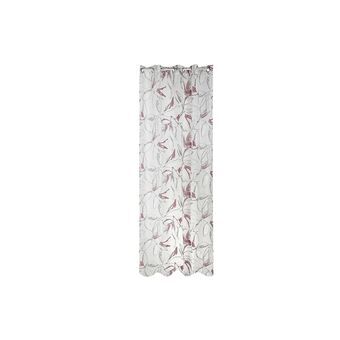 Curtain DKD Home Decor Red Metal Polyester White (140 x 270 cm)