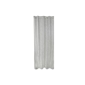 Curtain DKD Home Decor Grey Metal Polyester (140 x 270 cm)