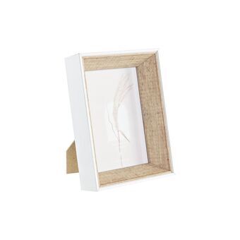 Photo frame DKD Home Decor Crystal White MDF Wood (13 x 4,5 x 18 cm)