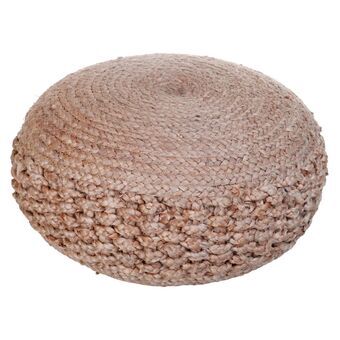 Cushion DKD Home Decor Floor Brown Tropical Jute (40 x 40 x 10 cm)