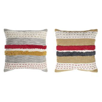 Cushion DKD Home Decor Multicolour (45 x 10 x 45 cm) (2 Units)