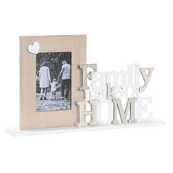 Photo frame DKD Home Decor Family White MDF Wood (40 x 7 x 23,5 cm)