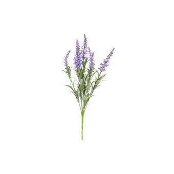 Decorative Plant DKD Home Decor Metal Lilac Green PE (10 x 10 x 38 cm)