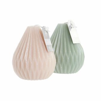 Candle DKD Home Decor (9,5 x 9,5 x 10 cm) (2 Units)