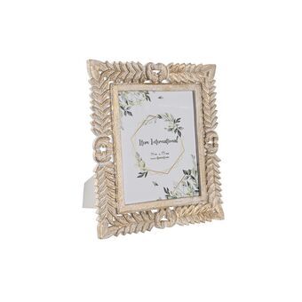 Photo frame DKD Home Decor Crystal White Tropical MDF Wood (31 x 1,5 x 36 cm)