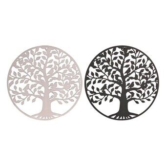 Wall Decoration DKD Home Decor Tree Metal (2 Units) (40 x 1 x 40 cm)