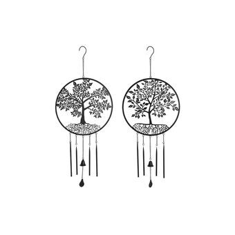 Hanging decoration DKD Home Decor Tree Metal (40 x 4 x 100 cm) (2 Units)