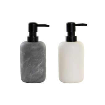 Soap Dispenser DKD Home Decor Resin ABS (9 x 7 x 17 cm) (2 Units) (7 x 7 x 17 cm)