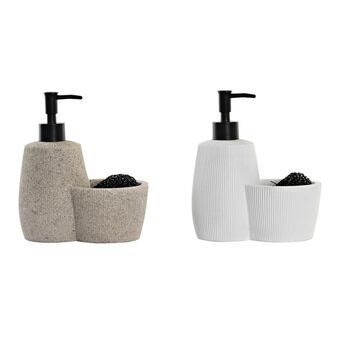 Soap Dispenser DKD Home Decor Resin Sponge (16 x 10,5 x 19 cm) (2 Units)