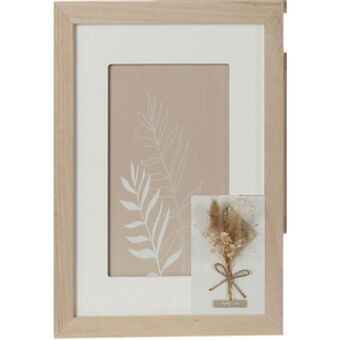 Photo frame DKD Home Decor Crystal Natural Shabby Chic (15 x 1 x 20 cm) (22 x 1 x 27 cm)