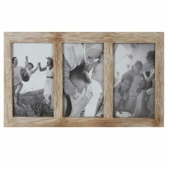 Photo frame DKD Home Decor Crystal Natural Moutain MDF Wood (35 x 1,2 x 18 cm)