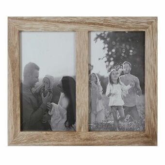 Photo frame DKD Home Decor Crystal Natural Moutain MDF Wood (24 x 1,2 x 18 cm)