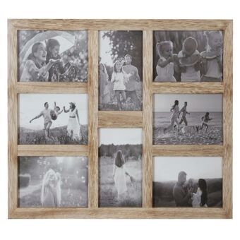 Photo frame DKD Home Decor Crystal Natural Moutain MDF Wood (45 x 1,2 x 35 cm)