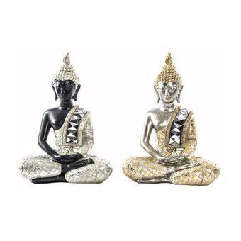 Decorative Figure DKD Home Decor Buddha Resin Oriental (25 x 14 x 34 cm) (2 Units)