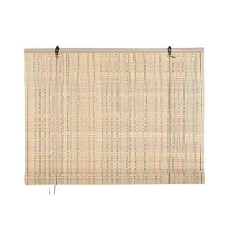 Roller blinds DKD Home Decor Natural Multicolour Bamboo (90 x 2 x 175 cm)