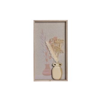 Wall Decoration DKD Home Decor Natural Beige Wood Boho (22,5 x 3 x 40,5 cm)