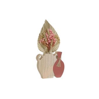 Decorative Figure DKD Home Decor Natural Terracotta MDF Wood (18 x 4 x 36 cm)