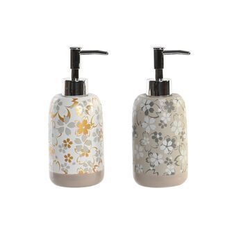 Soap Dispenser DKD Home Decor Dolomite (7 x 9 x 17,5 cm) (2 Units)