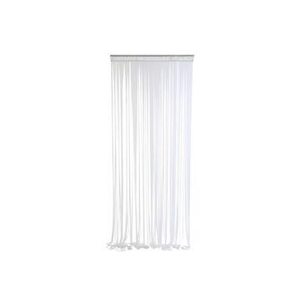 Curtain DKD Home Decor Polyester Cotton White Cream (90 x 0,2 x 240 cm)