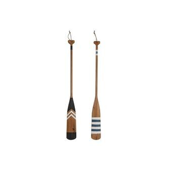 Decorative Figure DKD Home Decor Brown Multicolour Paddle (9 x 2 x 90 cm) (2 Units)