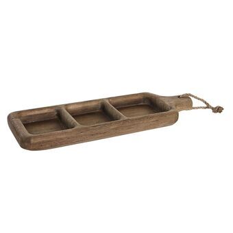 Centerpiece DKD Home Decor Aged finish Brown (41 x 13 x 4 cm)