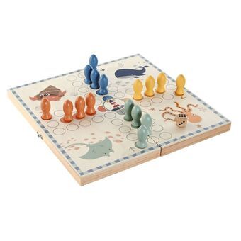 Parchis Home ESPRIT Wood 26 x 13 x 3,3 cm