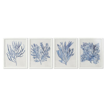 Painting Home ESPRIT Mediterranean 50 x 2,5 x 65 cm (4 Units)