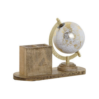 Globe Home ESPRIT White Brown Vintage 24 x 8 x 19 cm