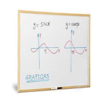 Whiteboard Faibo White Wood 60 x 90 cm