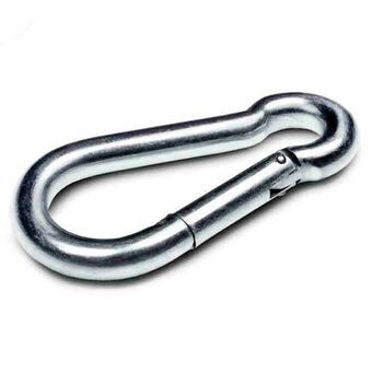 Snap hook EDM Silver Zinc Fireman (10 x 1 cm)