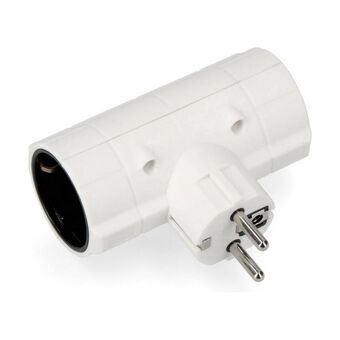 Socket extender EDM Double 2400 W 250 V 16 A Thermoplastic