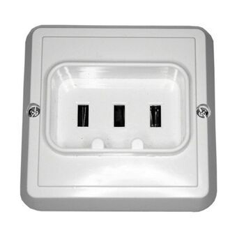 Plug socket EDM Bipolar Kitchen White 3500 W 25 A