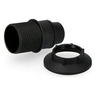 Lamp holder EDM Black E14