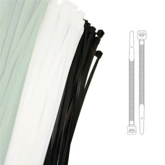 Nylon Cable Ties EDM 100 x 2,5 mm Black 100 Units