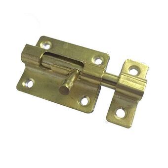 Door latch EDM Fastener Reinforced Steel Bronze 35 mm