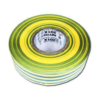 Insulating tape Geko Bicoloured PVC (20 m x 19 mm)