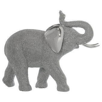 Decorative Figure Alexandra House Living Silver Plastic Elephant 13 x 29 x 24 cm