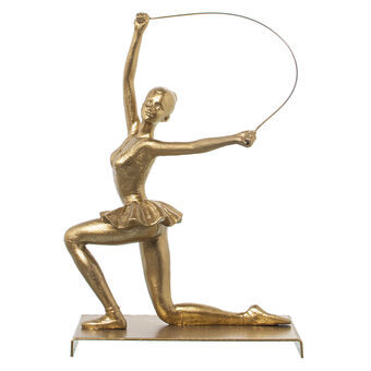 Decorative Figure Alexandra House Living Golden Plastic Gymnast 13 x 19 x 27 cm