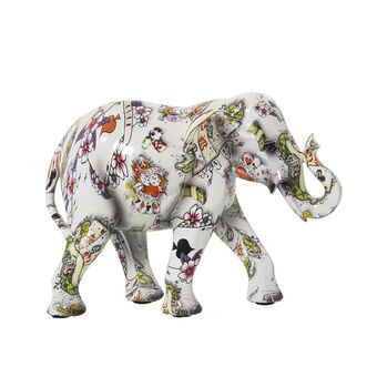 Decorative Figure Alexandra House Living Multicolour Plastic Elephant 11 x 18 x 24 cm