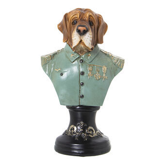 Bust Alexandra House Living Green Plastic Dog Suit 12 x 18 x 27 cm