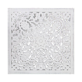 Decorative altarpiece Alexandra House Living White Wood 5 x 58 x 58 cm