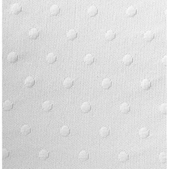 Bedspread (quilt) Hosteline CARMINA White King size (1 Piece)