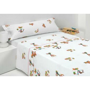 Bedding set Pink Panther UNICO White Multicolour Single