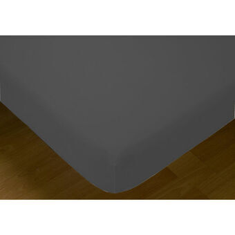 Fitted bottom sheet Hosteline MONACO LISO Grey